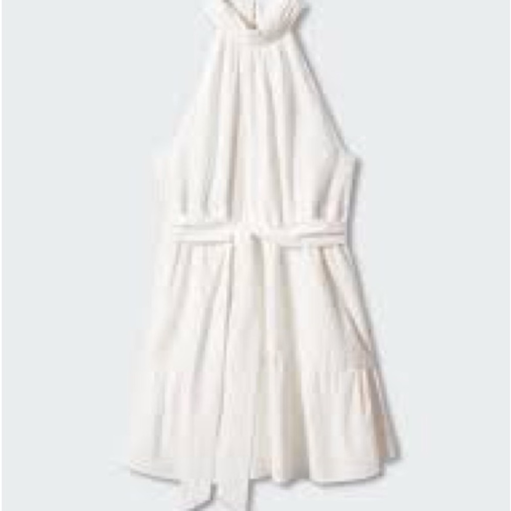 NWT Mango white broderie anglais dress